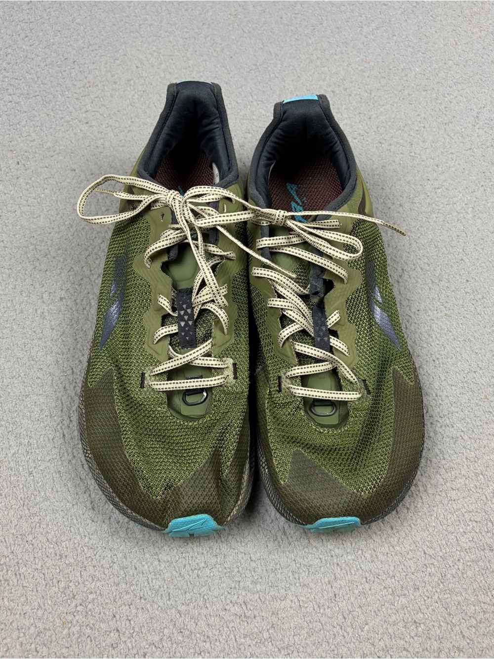 Altra Timp 4 Trail Running Shoes Mens 12.5 Green Teal Accent Hiking AL0A547J315